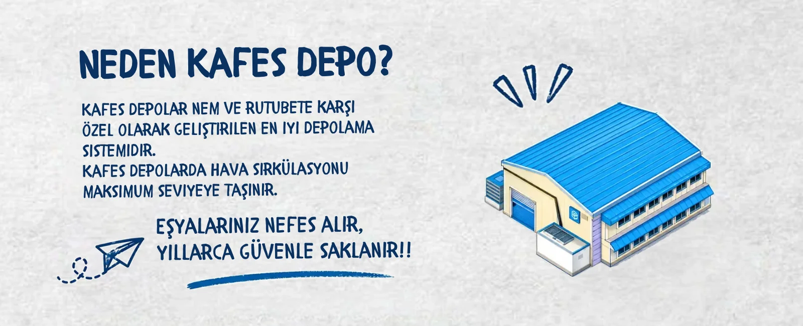 Kafes Depo eşya depolama